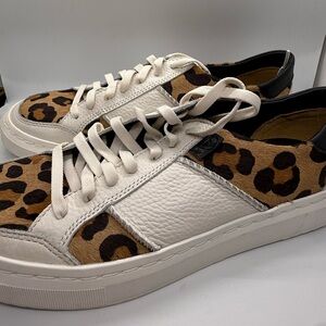 Ugg Calfskin Leopard Print Women's Sneakers